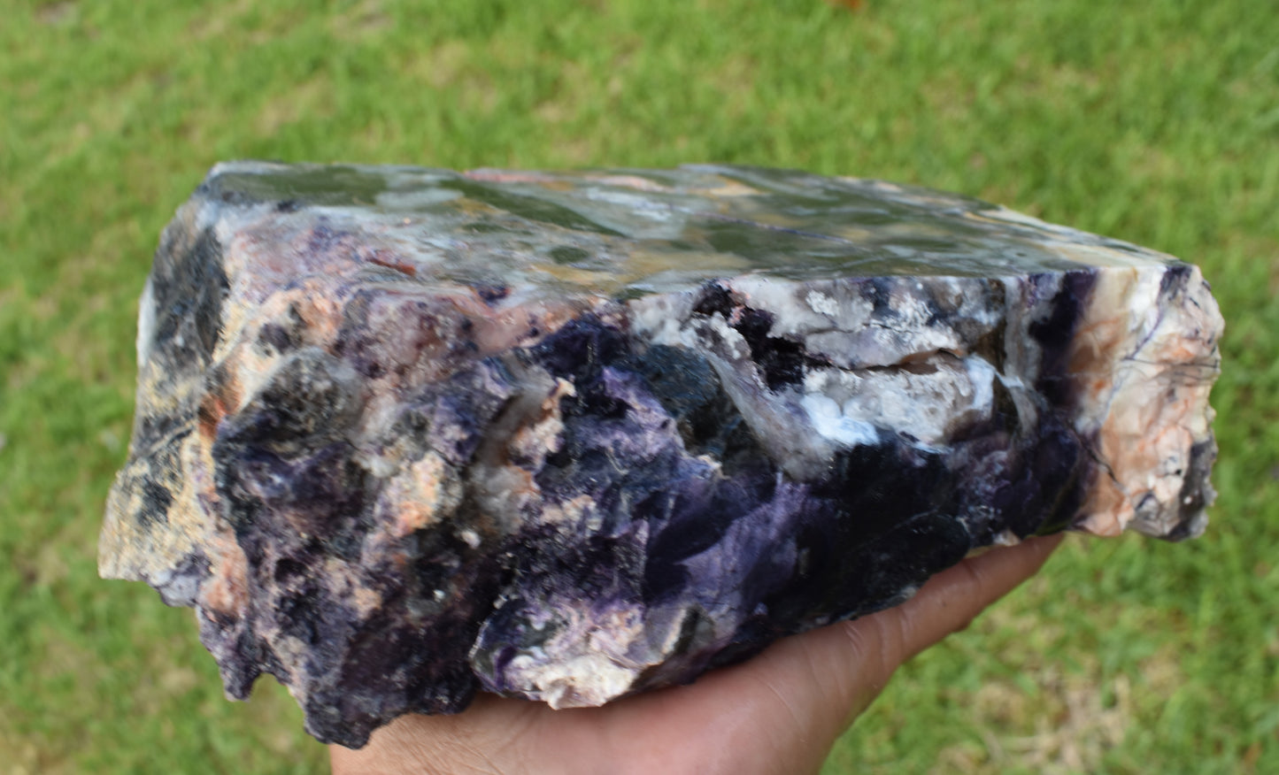 4.40 LB OPALIZED TIFFANY STONE ROUGH, Bertrandite, FLUORITE (QWT)