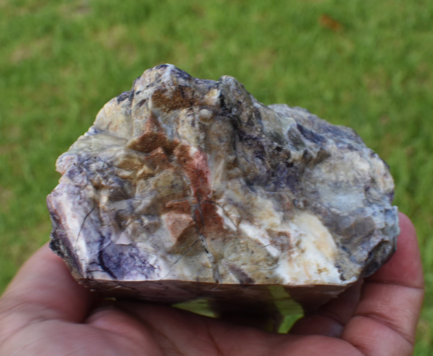 1.04 LB OPALIZED TIFFANY STONE ROUGH, Bertrandite, FLUORITE (XCV)