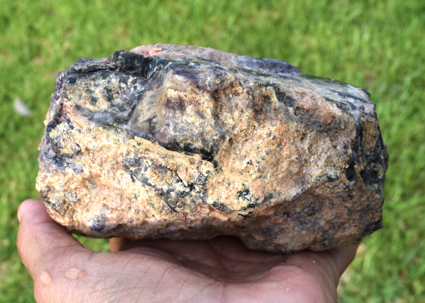 2.08 LB OPALIZED TIFFANY STONE ROUGH, Bertrandite, FLUORITE (PPH)