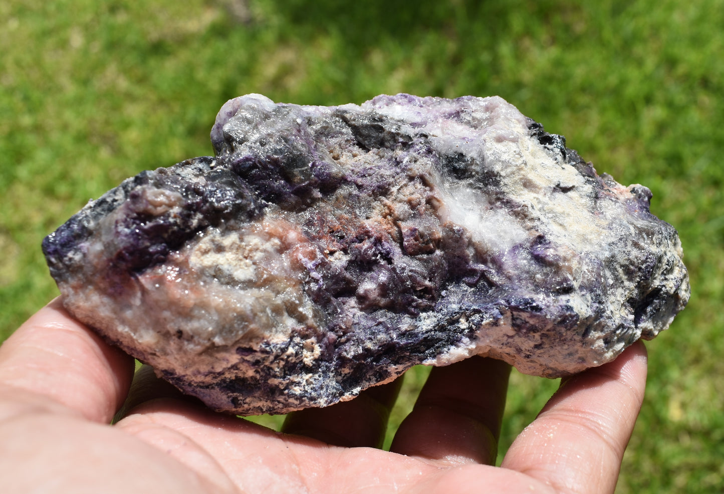 0.82 LB OPALIZED TIFFANY STONE ROUGH, Bertrandite, FLUORITE (AWQ)