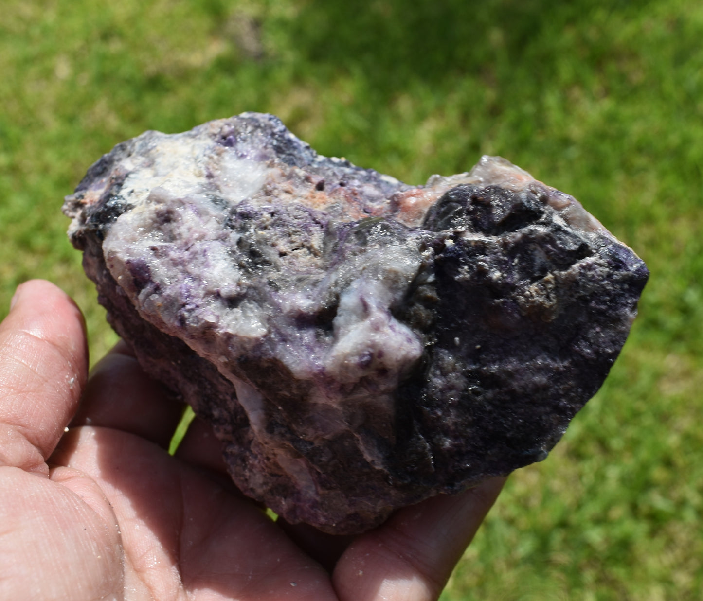 0.82 LB OPALIZED TIFFANY STONE ROUGH, Bertrandite, FLUORITE (AWQ)