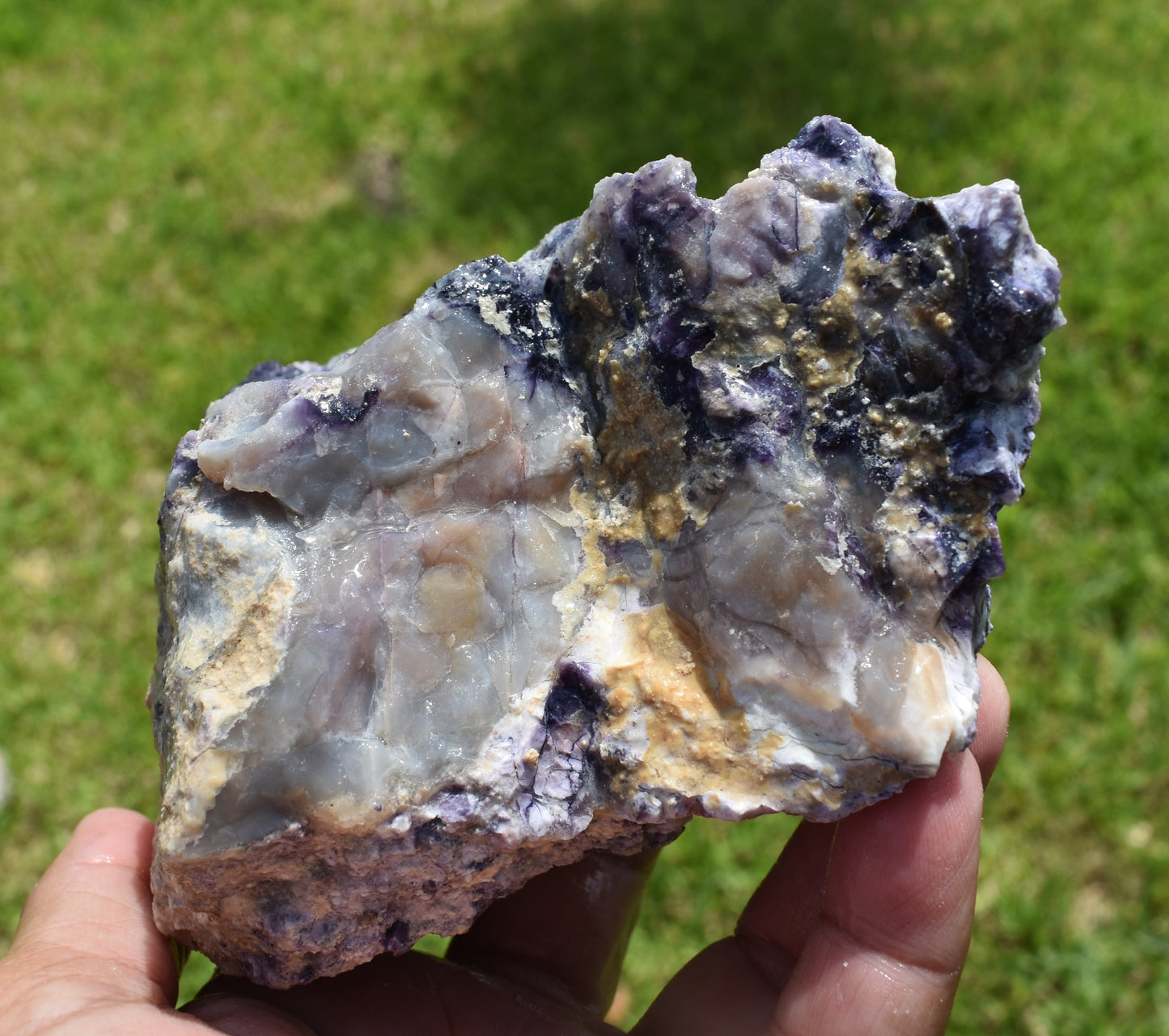 1.28 LB OPALIZED TIFFANY STONE ROUGH, Bertrandite, FLUORITE (QZZ)