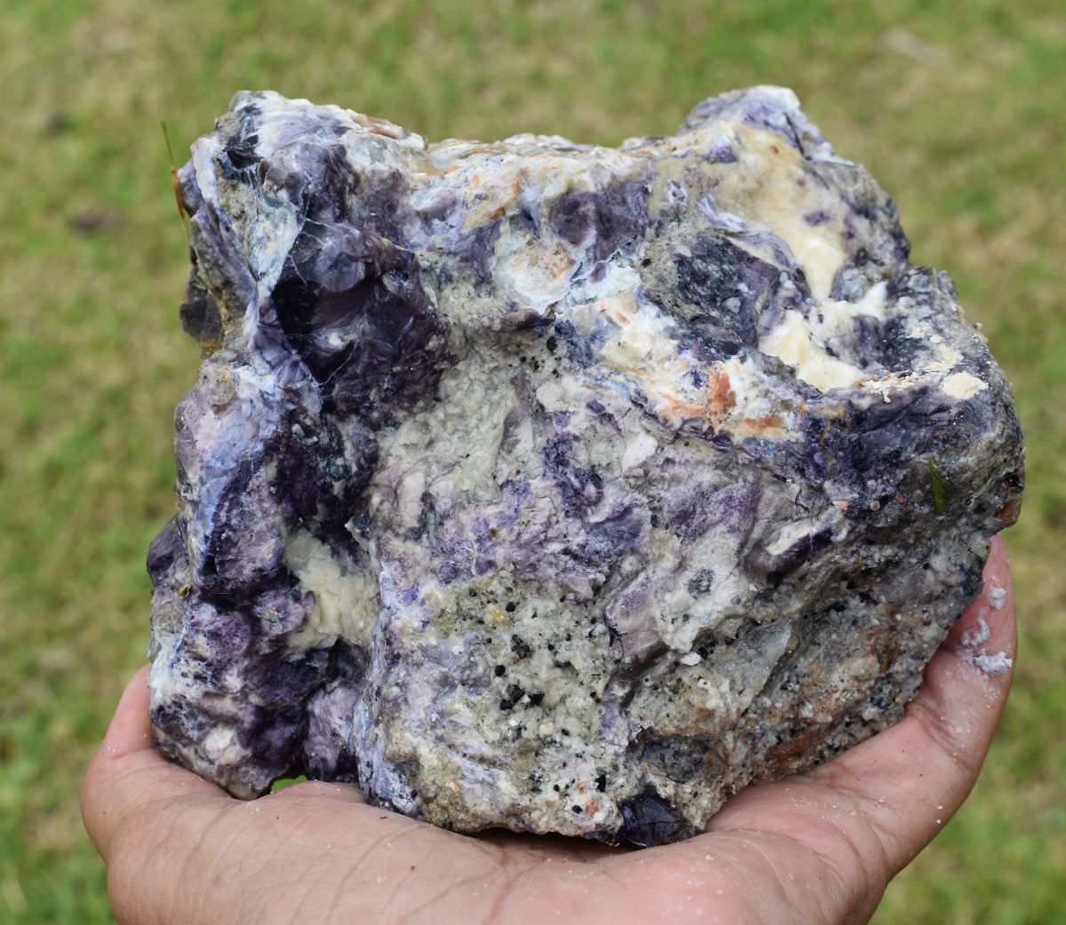 34.82 LB OPALIZED TIFFANY STONE ROUGH, Bertrandite, FLUORITE (4)