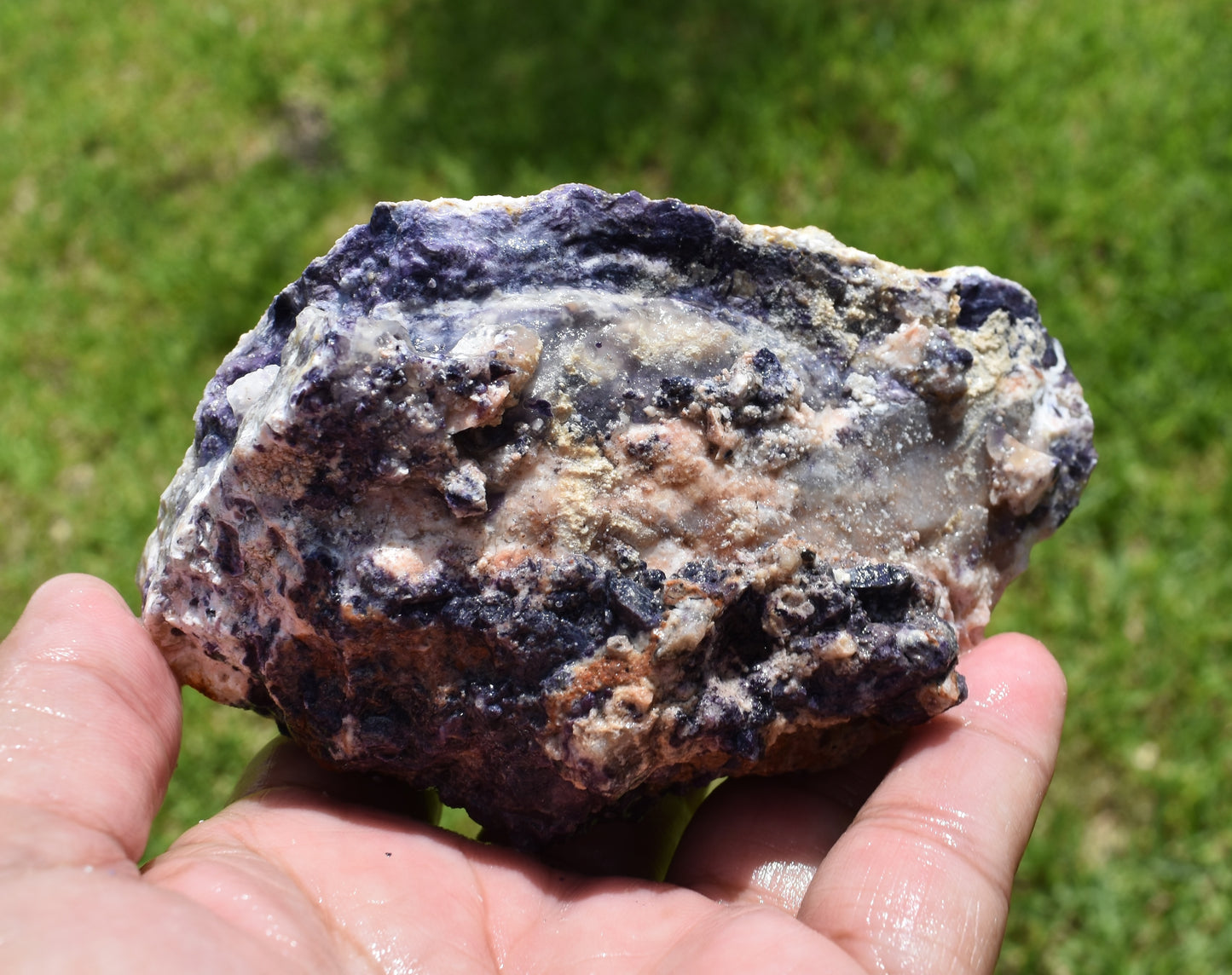 0.72 LB OPALIZED TIFFANY STONE ROUGH, Bertrandite, FLUORITE (TTE)