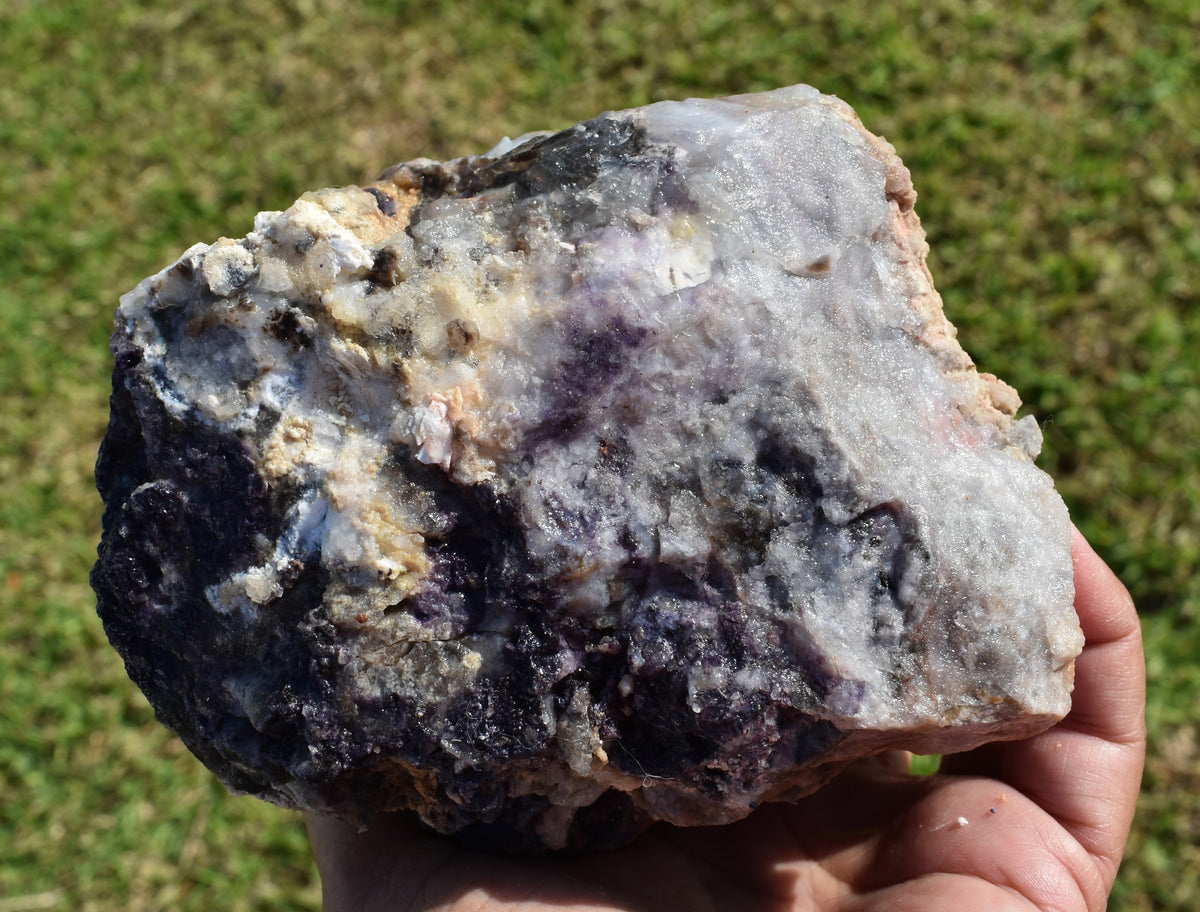 28.34 LB OPALIZED TIFFANY STONE ROUGH, Bertrandite, FLUORITE (3)