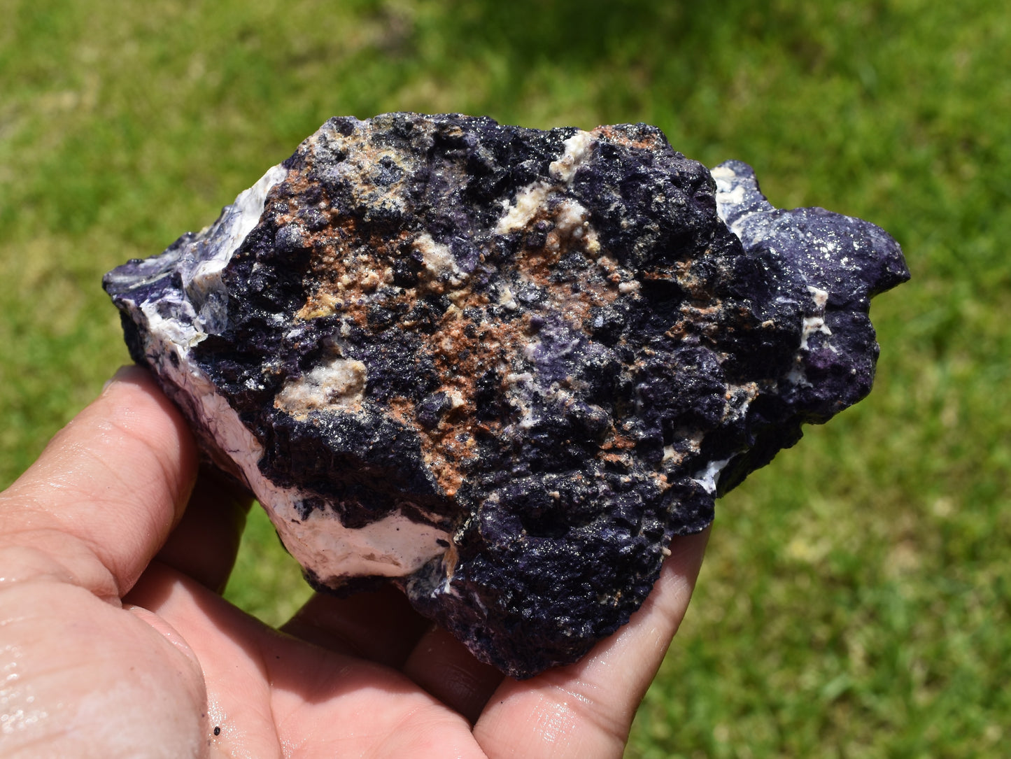 0.70 LB OPALIZED TIFFANY STONE ROUGH, Bertrandite, FLUORITE (KLK)