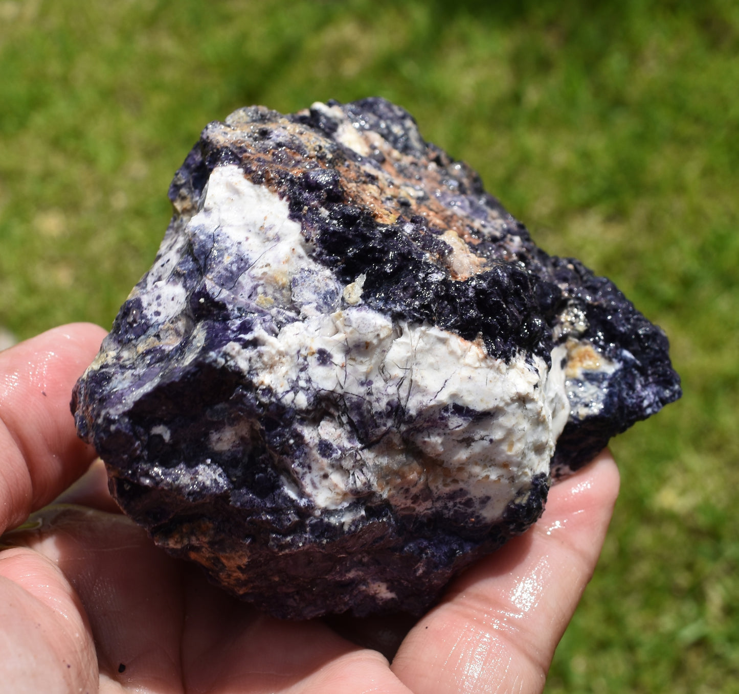 0.70 LB OPALIZED TIFFANY STONE ROUGH, Bertrandite, FLUORITE (KLK)