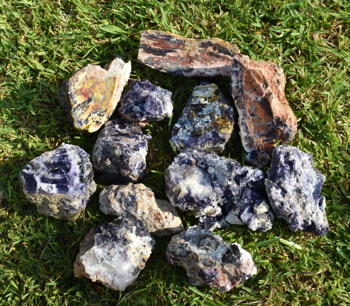 28.34 LB OPALIZED TIFFANY STONE ROUGH, Bertrandite, FLUORITE (3)