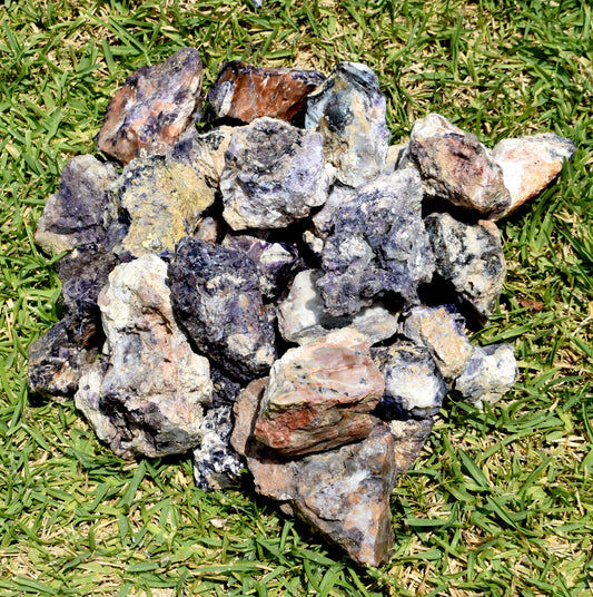 20.50 LB OPALIZED TIFFANY STONE ROUGH, Bertrandite, FLUORITE ( 2)