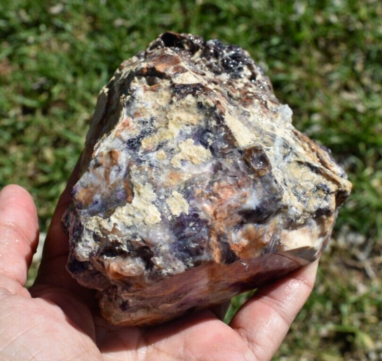 1.22 LB  OPALIZED TIFFANY STONE ROUGH, Bertrandite, FLUORITE (DCX)