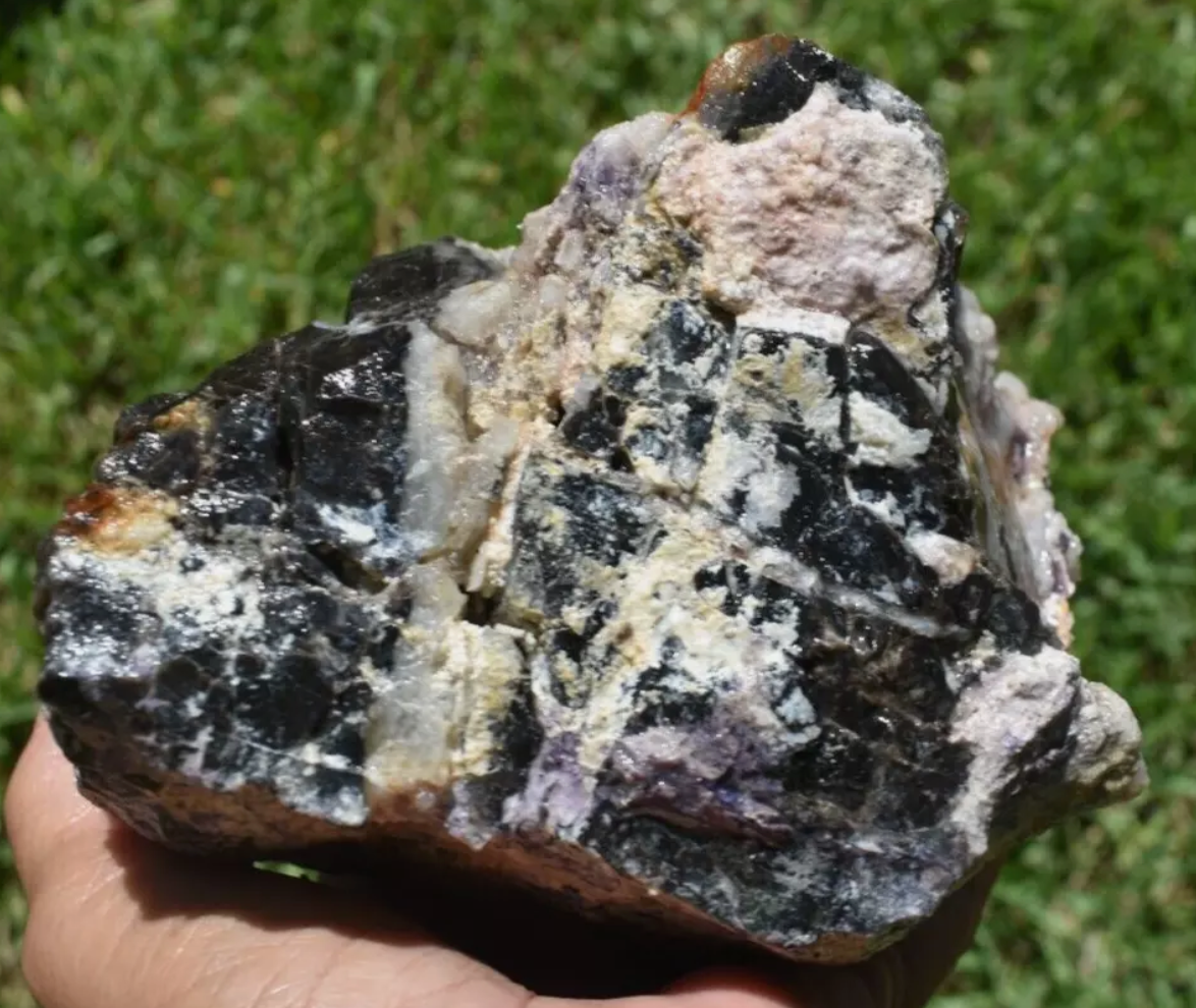 3.22 LB PURPLE TIFFANY STONE ROUGH, OPALIZED FLUORITE Utah (R-GDE)