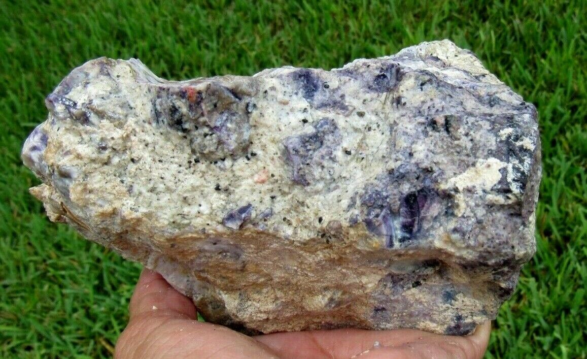 2.96 LB TIFFANY STONE ROUGH, BERTRANDITE, OPALIZED FLUORITE  Utah (R-BE)