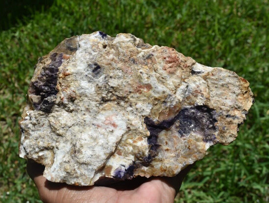 2.82 LB PURPLE TIFFANY STONE ROUGH, OPALIZED FLUORITE Utah (R-CDD)