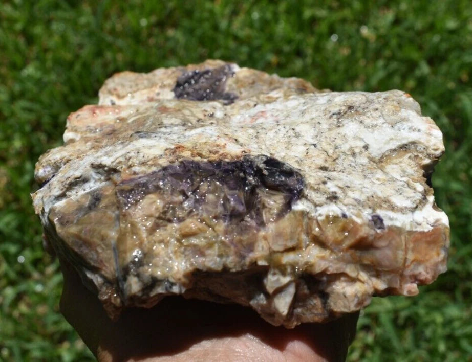 2.82 LB PURPLE TIFFANY STONE ROUGH, OPALIZED FLUORITE Utah (R-CDD)