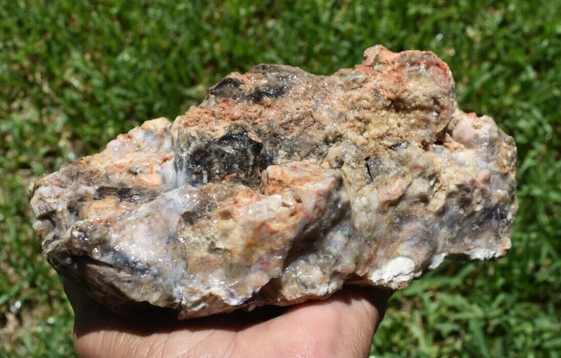 2.82 LB PURPLE TIFFANY STONE ROUGH, OPALIZED FLUORITE Utah (R-CDD)