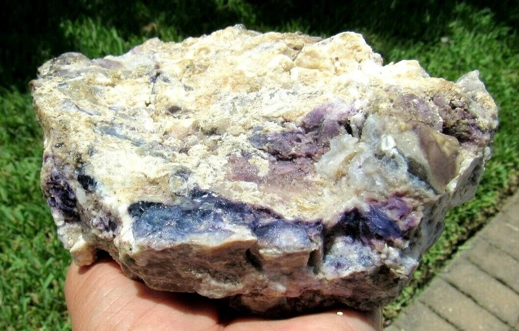 2.38 LB TIFFANY STONE ROUGH, BERTRANDITE, OPALIZED FLUORITE Utah.