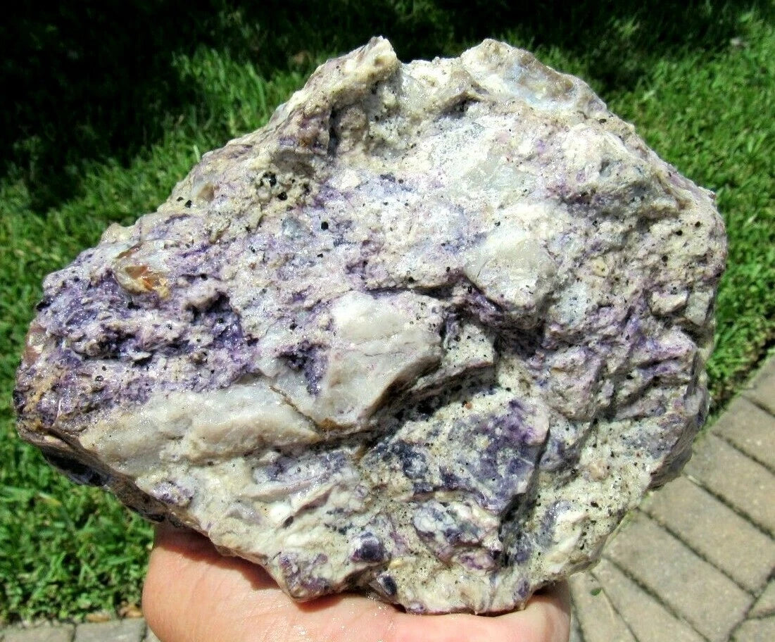 2.38 LB TIFFANY STONE ROUGH, BERTRANDITE, OPALIZED FLUORITE Utah.
