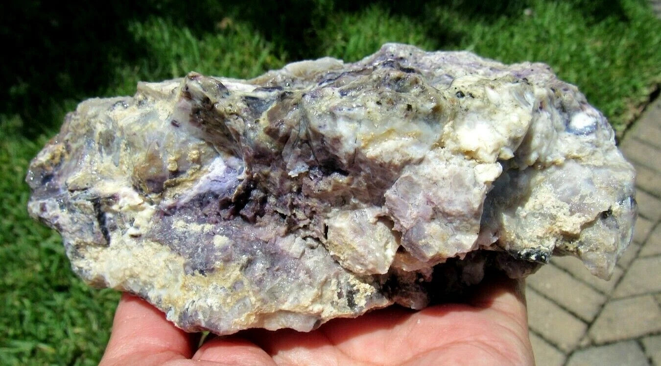 2.38 LB TIFFANY STONE ROUGH, BERTRANDITE, OPALIZED FLUORITE Utah.