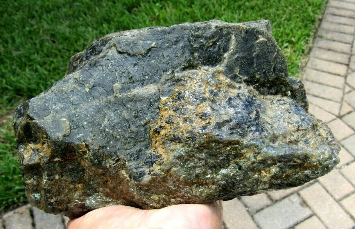 4.44 LB BC Canada Green Jade block Rough Specimen (R-KC)