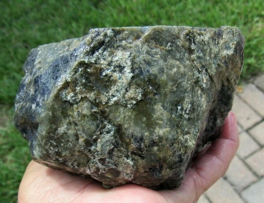 4.44 LB BC Canada Green Jade block Rough Specimen (R-KC)