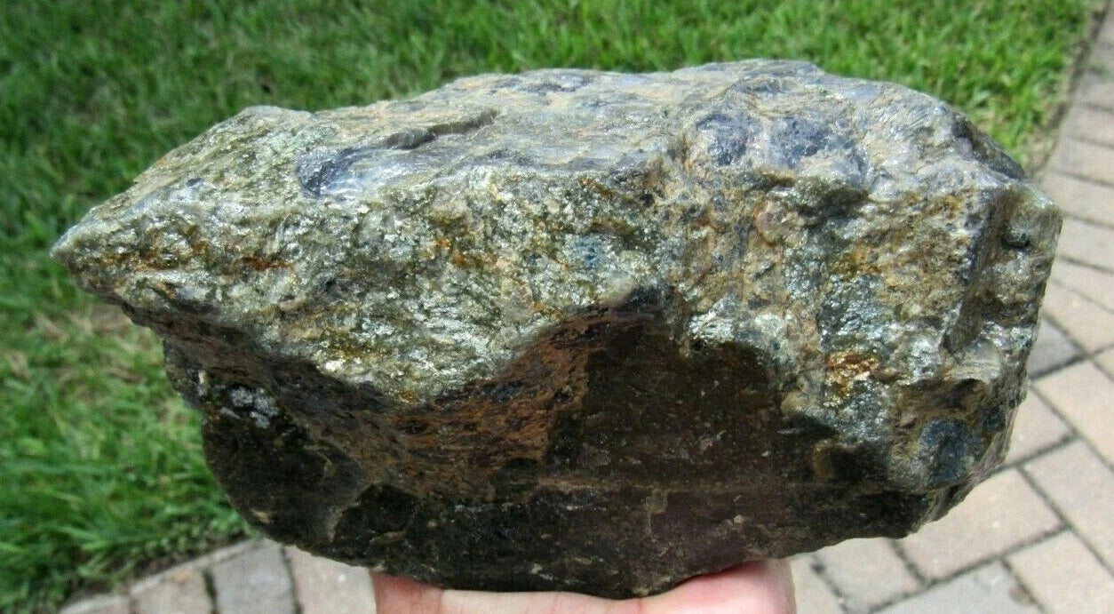 4.44 LB BC Canada Green Jade block Rough Specimen (R-KC)