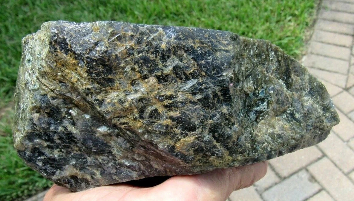 4.44 LB BC Canada Green Jade block Rough Specimen (R-KC)
