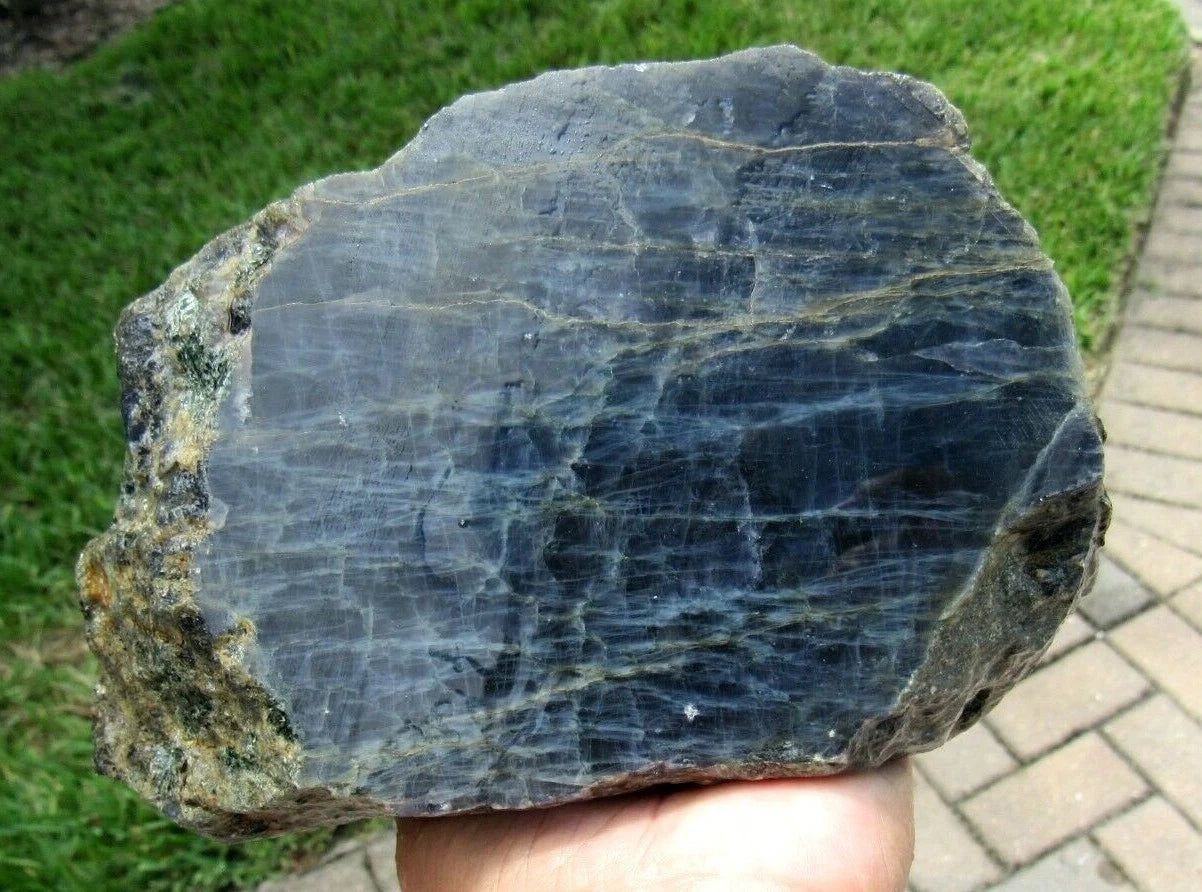 4.44 LB BC Canada Green Jade block Rough Specimen (R-KC)