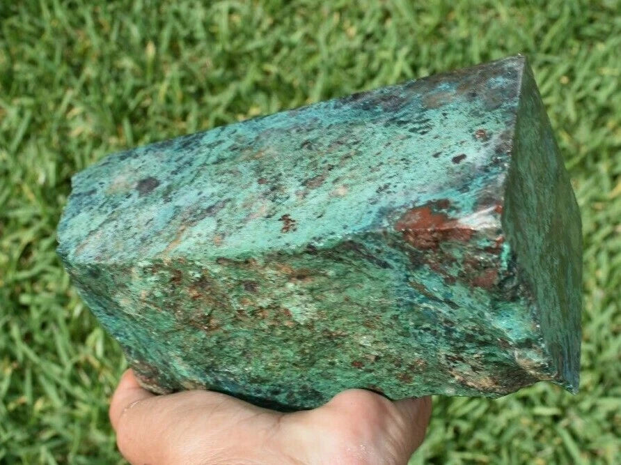 3.70 LB AAA AZ Planet Mine Chrysocolla/Turquoise Rough Stone Lapidary (R-RB)