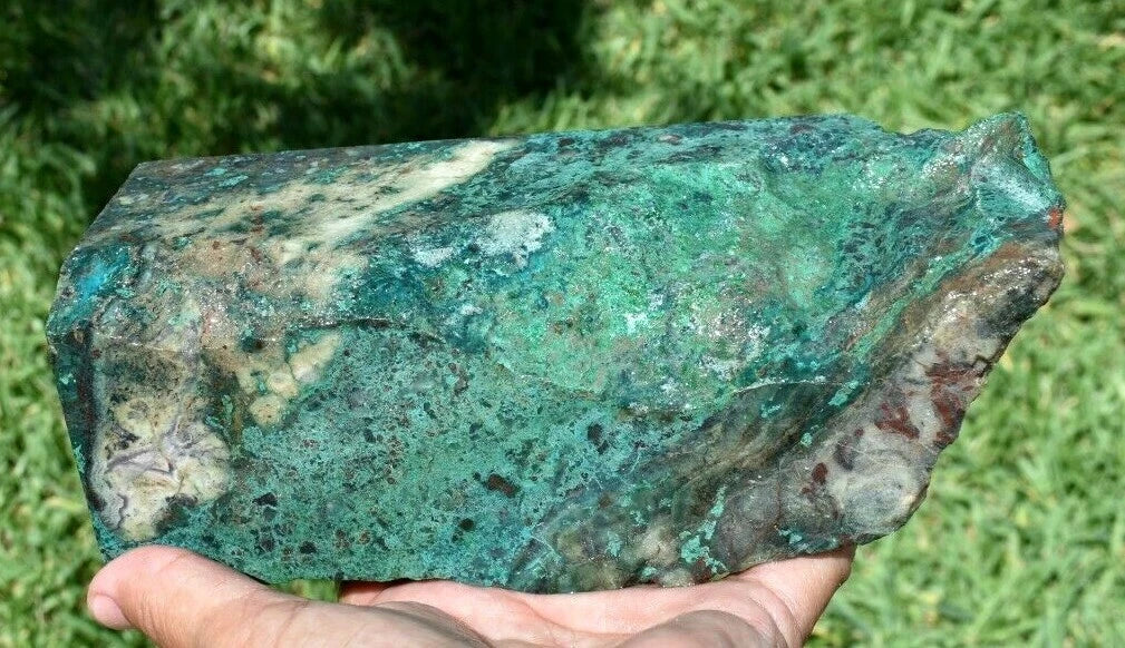 3.70 LB AAA AZ Planet Mine Chrysocolla/Turquoise Rough Stone Lapidary (R-RB)