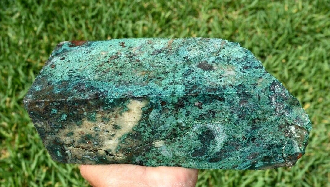 3.70 LB AAA AZ Planet Mine Chrysocolla/Turquoise Rough Stone Lapidary (R-RB)
