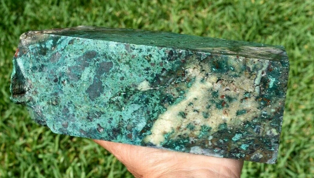 3.70 LB AAA AZ Planet Mine Chrysocolla/Turquoise Rough Stone Lapidary (R-RB)