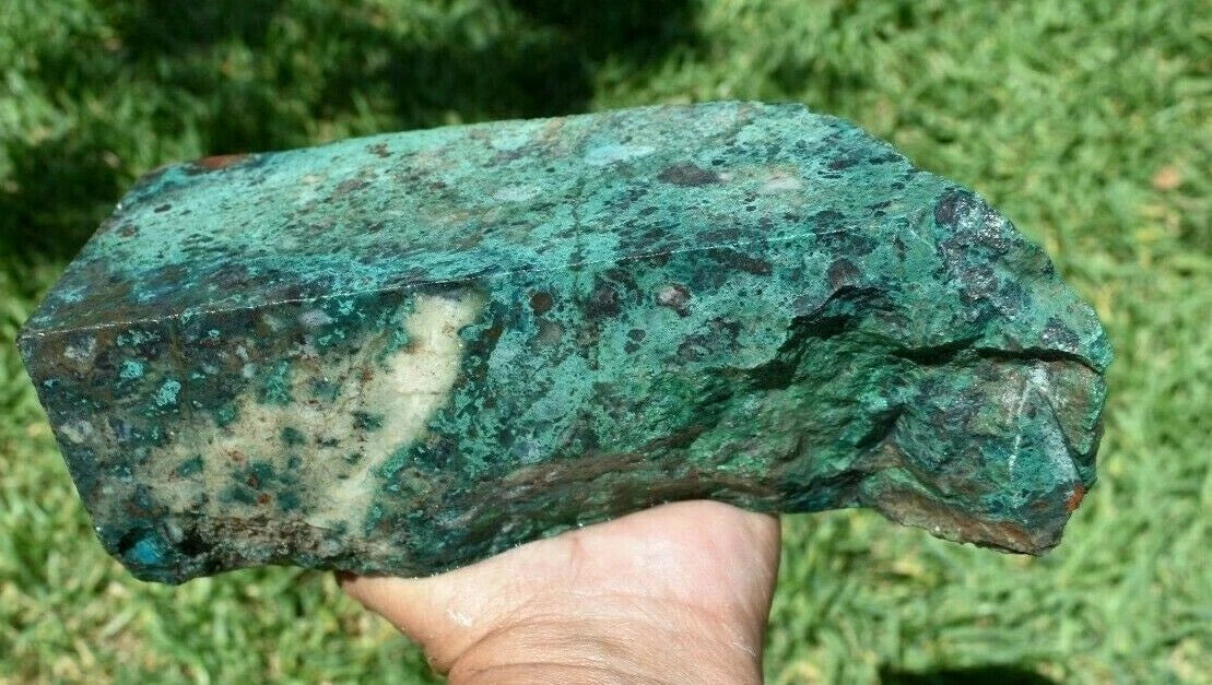3.70 LB AAA AZ Planet Mine Chrysocolla/Turquoise Rough Stone Lapidary (R-RB)