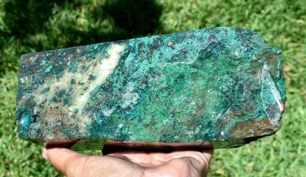 3.70 LB AAA AZ Planet Mine Chrysocolla/Turquoise Rough Stone Lapidary (R-RB)