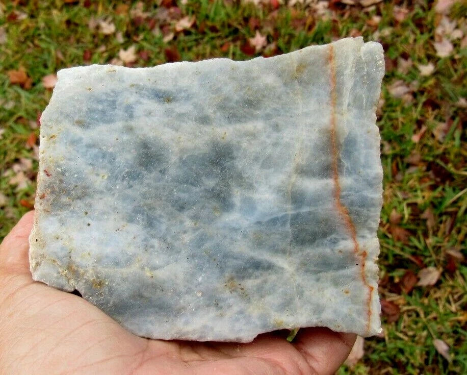 2.86 LB Blue Calcite Lapidary Rough (R-BV)