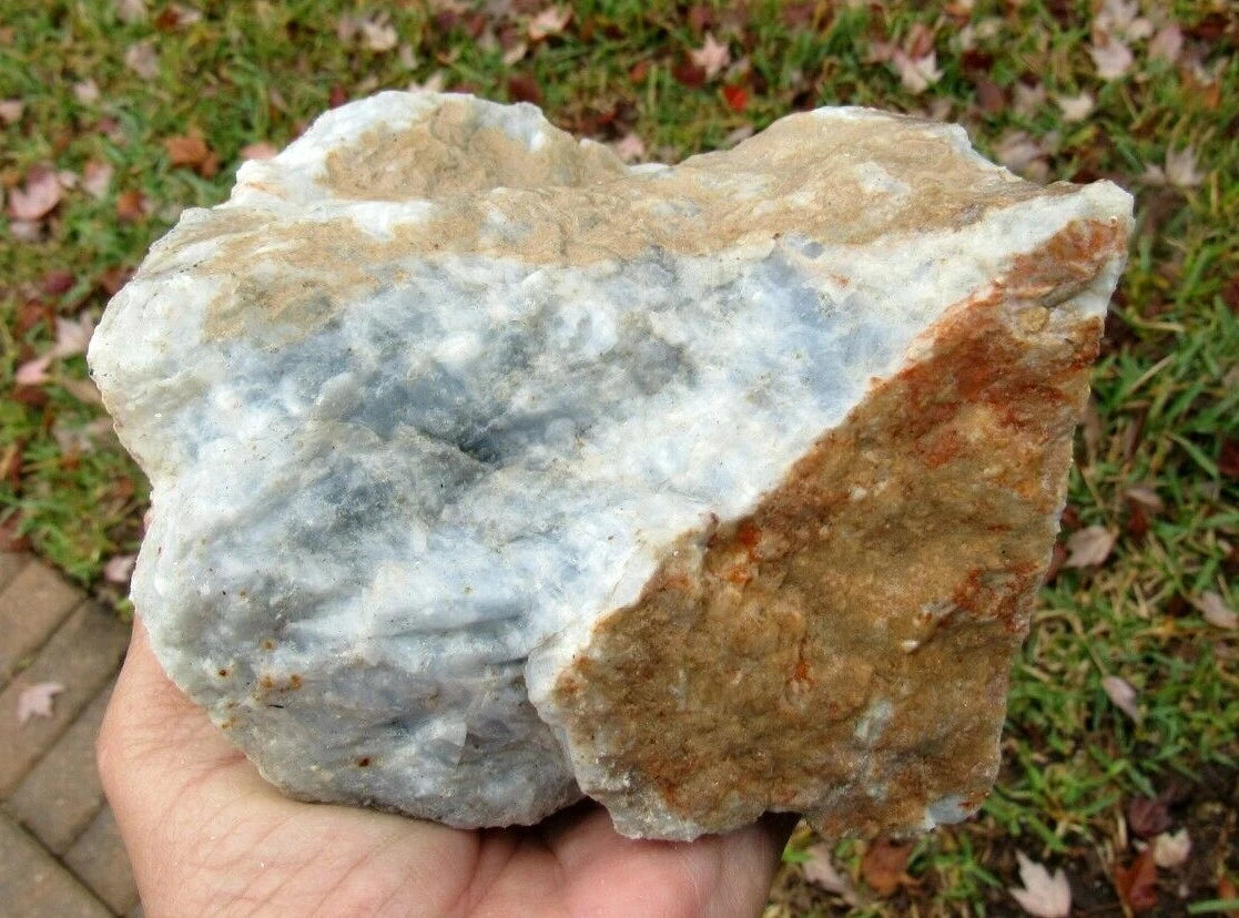 2.86 LB Blue Calcite Lapidary Rough (R-BV)
