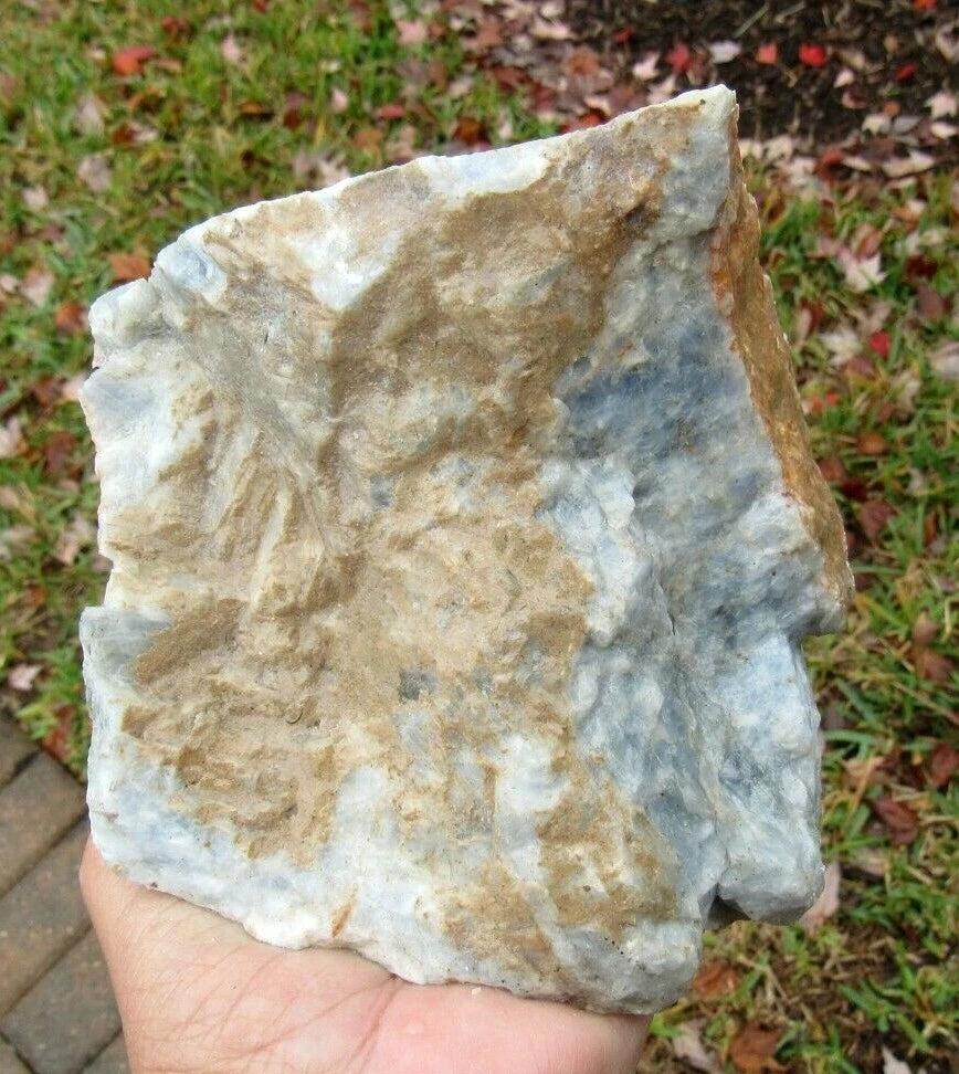2.86 LB Blue Calcite Lapidary Rough (R-BV)