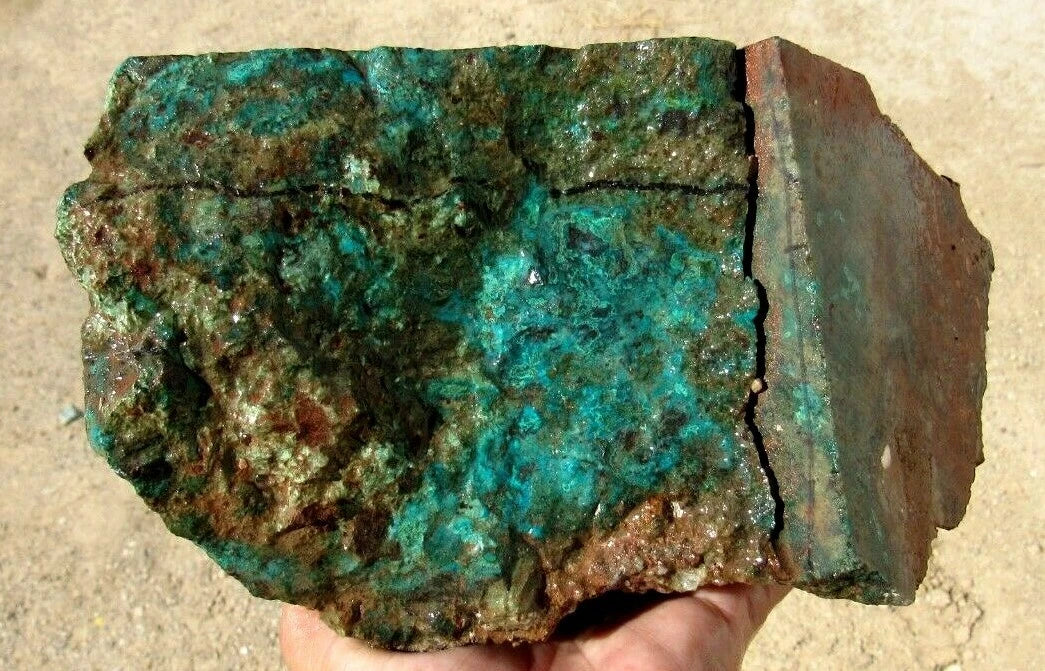 3.82 LB AZ  Chrysocolla/Turquoise Rough Stone Lapidary (R-DX)