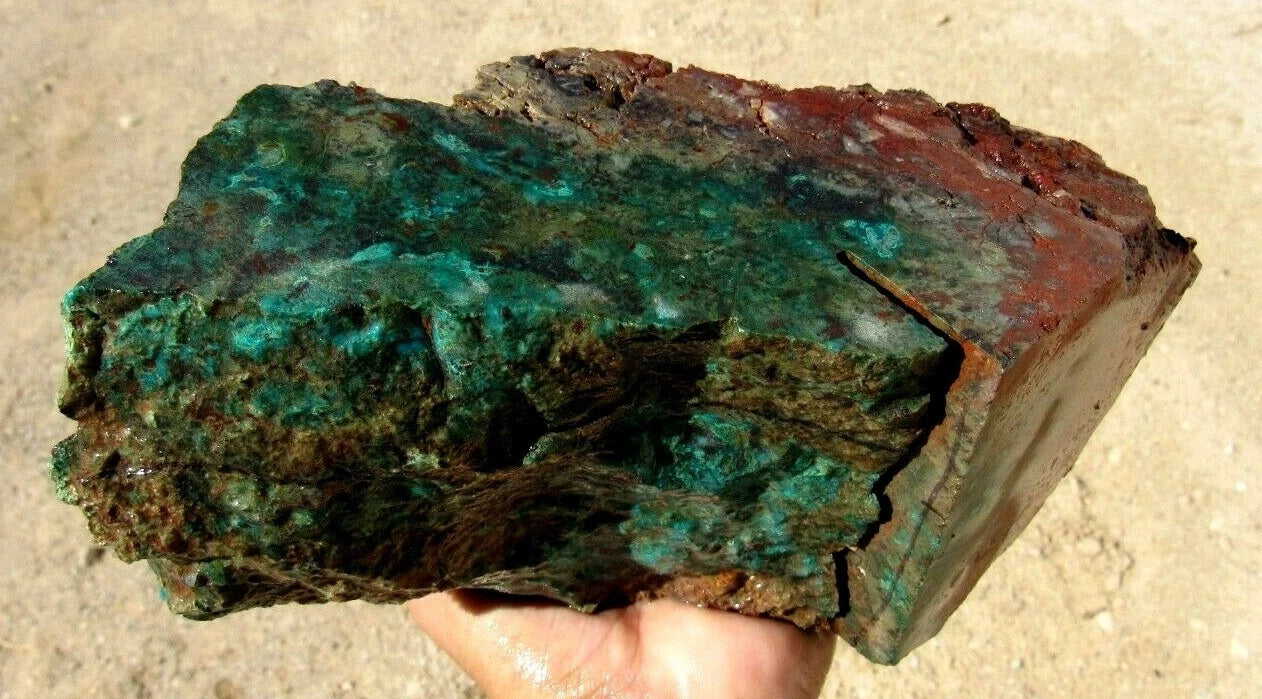 3.82 LB AZ  Chrysocolla/Turquoise Rough Stone Lapidary (R-DX)