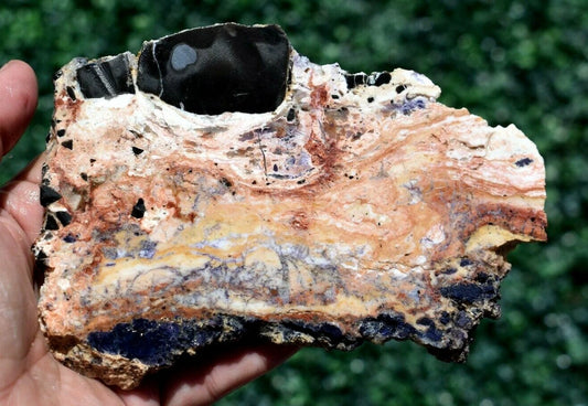 143 GM Pink TIFFANY STONE Slab, BERTRANDITE, OPALIZED FLUORITE Utah (R-BQZ)