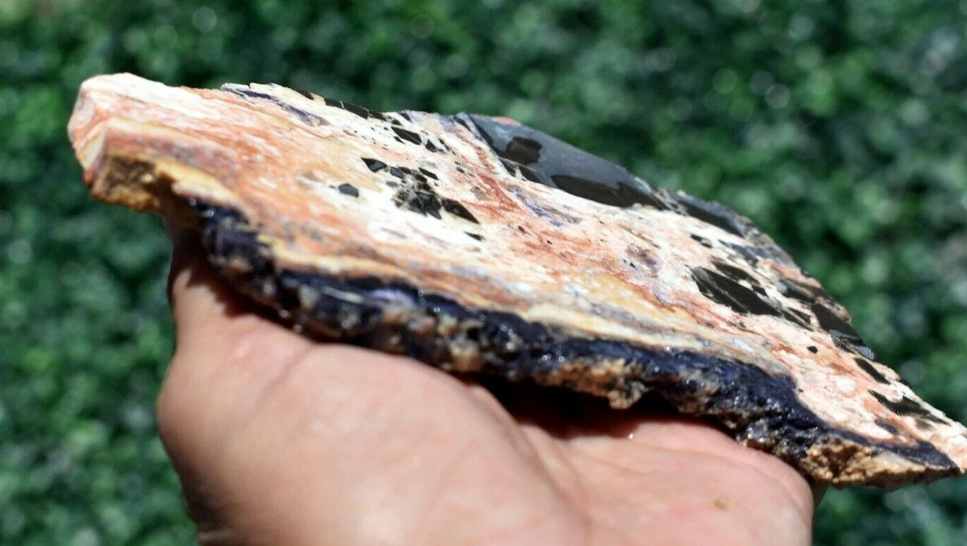 143 GM Pink TIFFANY STONE Slab, BERTRANDITE, OPALIZED FLUORITE Utah (R-BQZ)