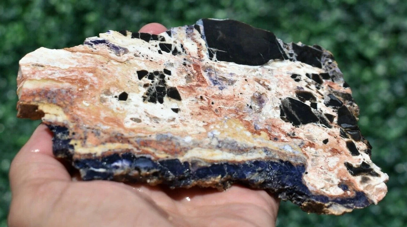 143 GM Pink TIFFANY STONE Slab, BERTRANDITE, OPALIZED FLUORITE Utah (R-BQZ)