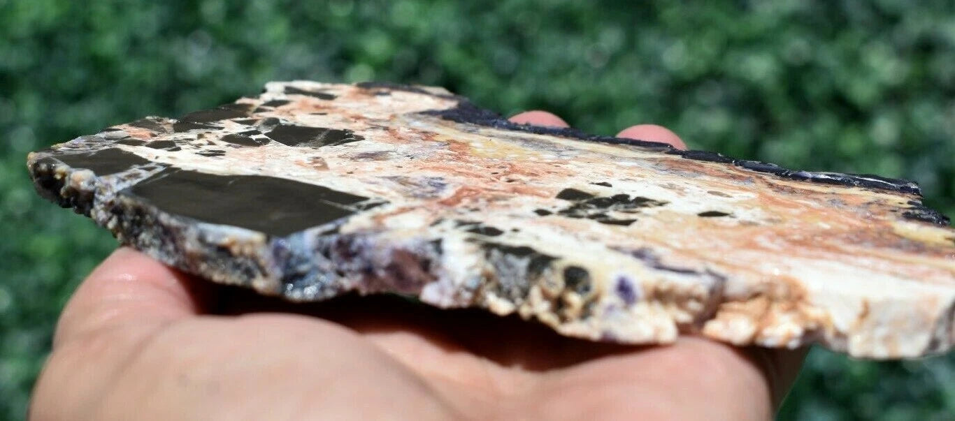 143 GM Pink TIFFANY STONE Slab, BERTRANDITE, OPALIZED FLUORITE Utah (R-BQZ)