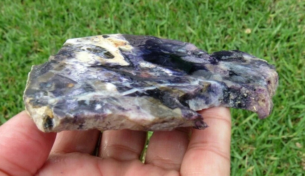 121 GM AAA TIFFANY STONE Slab, BERTRANDITE, OPALIZED FLUORITE Utah (R-TW)