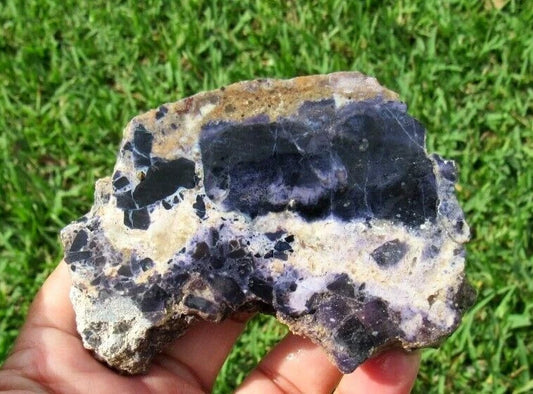75 GM TIFFANY STONE Slab, BERTRANDITE, OPALIZED FLUORITE Utah (R-DE)