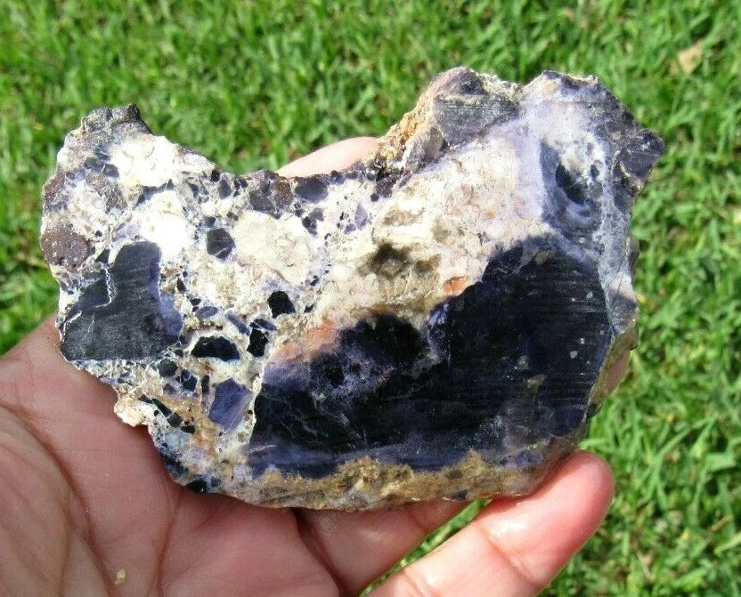 75 GM TIFFANY STONE Slab, BERTRANDITE, OPALIZED FLUORITE Utah (R-DE)