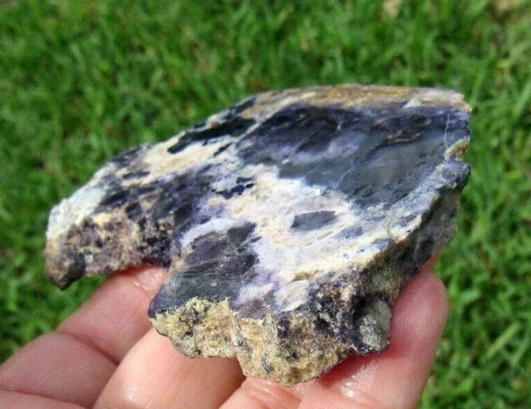 75 GM TIFFANY STONE Slab, BERTRANDITE, OPALIZED FLUORITE Utah (R-DE)