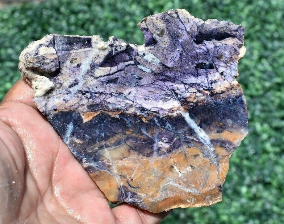 114 GM AAA TIFFANY STONE Slab, BERTRANDITE, OPALIZED FLUORITE Utah (R-B5T)