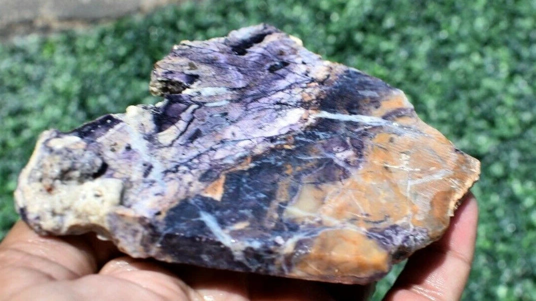 114 GM AAA TIFFANY STONE Slab, BERTRANDITE, OPALIZED FLUORITE Utah (R-B5T)
