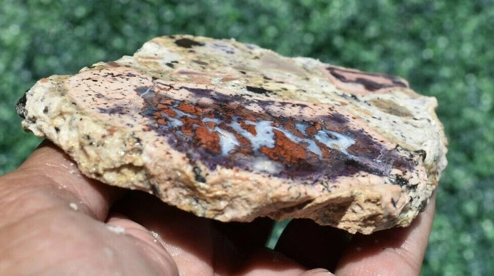 111 GM AA TIFFANY STONE Slab, BERTRANDITE, OPALIZED FLUORITE Utah (R-BG1)