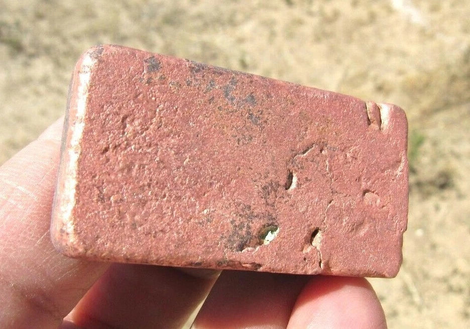 1.04 LB COPPER RETANGULE SOLID BLOCK BAR - 5 pieces (PURE) (R-7)
